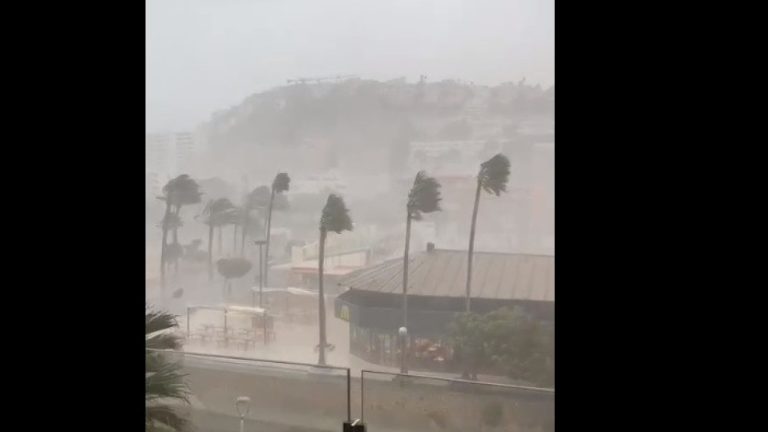La tormenta en Baleares causa estragos en tierra, mar y aire