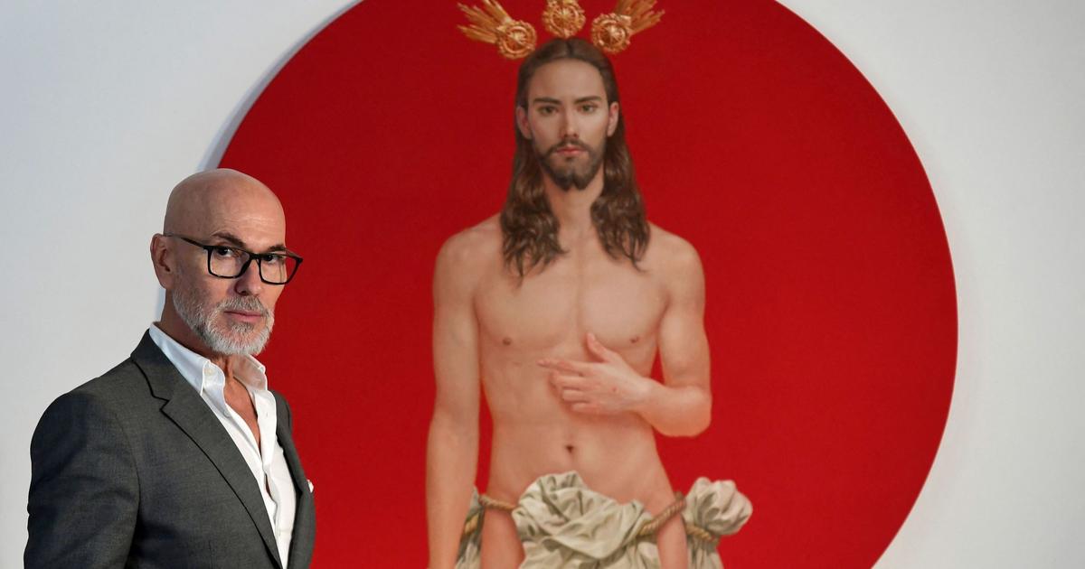 En España, la extrema derecha protesta contra una representación de Cristo considerada “afeminada” y “sexualizada”