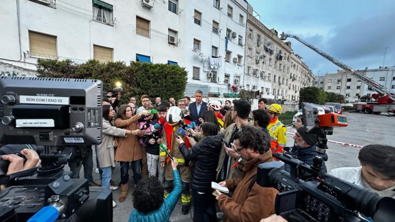 Tres personas desaparecidas en Barcelona tras el derrumbe de un edificio