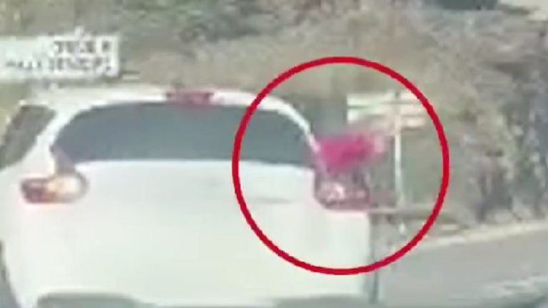 Una niña de 2 años se cae por la ventanilla de un coche en marcha en España