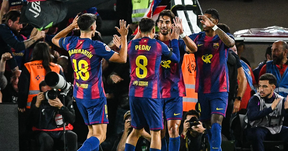 Liga: El Barcelona supera en el Clásico a un Real Madrid débil y privado de Mbappé y se proclama campeón