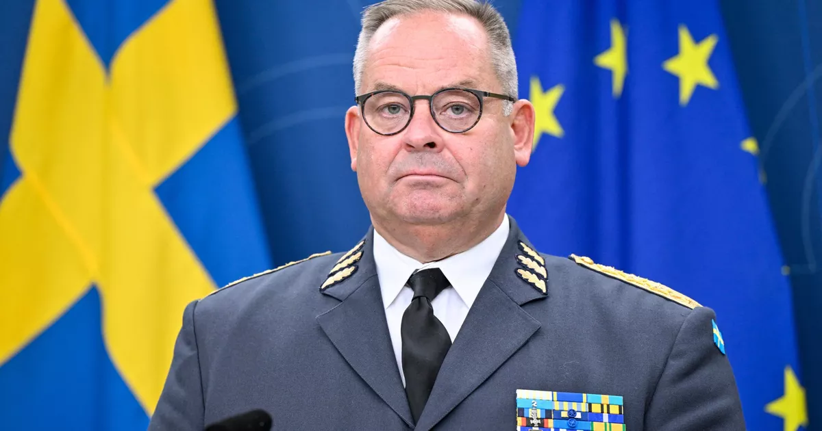 “Rusia es capaz de correr riesgos enormes”: el jefe del Estado Mayor sueco advierte de un posible “ataque” en Europa