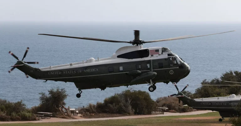 “Hubo una pérdida momentánea de la distancia de seguridad”: un helicóptero que transportaba a Donald Trump se encuentra demasiado cerca de un avión de pasajeros que despegaba