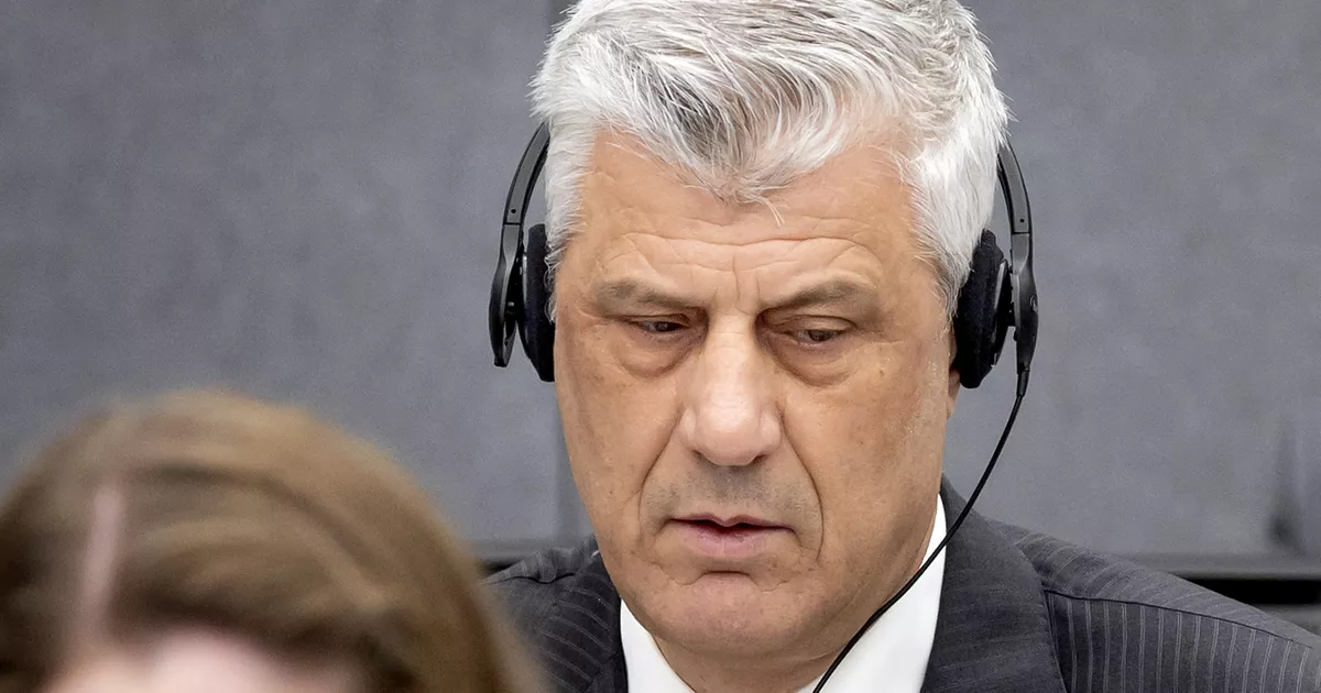 El expresidente de Kosovo, Hashim Thaçi, condenado a 25 años de prisión por crímenes de guerra