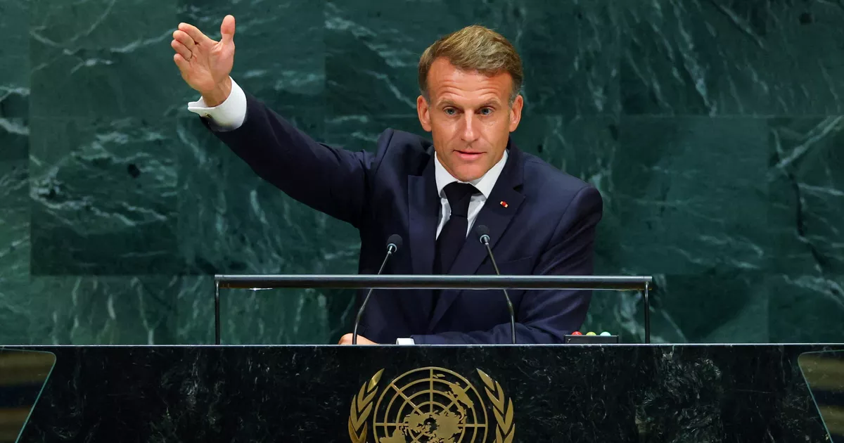 En la ONU, la acusación de Emmanuel Macron contra Israel eclipsada por su error sobre Hamás