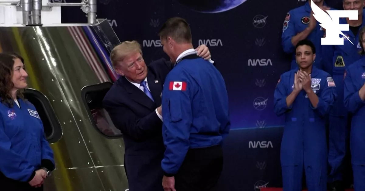 “Es una distinción muy rara”: Donald Trump condecora a los astronautas de Artemis II que orbitaron la Luna en abril