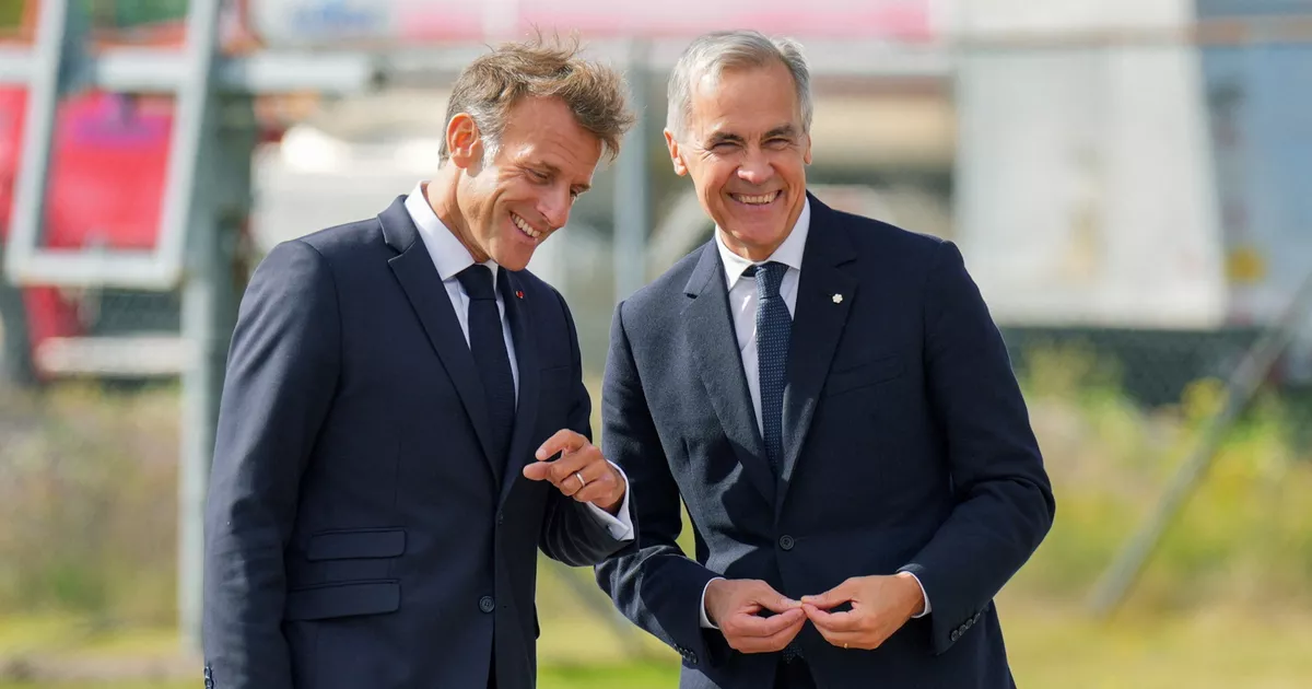 “Francia y Canadá pueden contar el uno con el otro”: en San Pedro y Miquelón, Emmanuel Macron y Mark Carney muestran su acercamiento