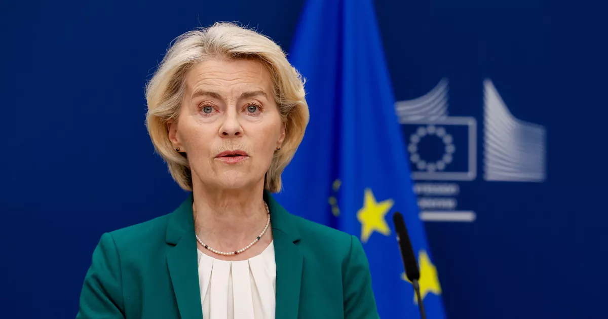 Ursula von der Leyen critica el comportamiento "peligroso" de Rusia tras incidentes con drones y bengalas