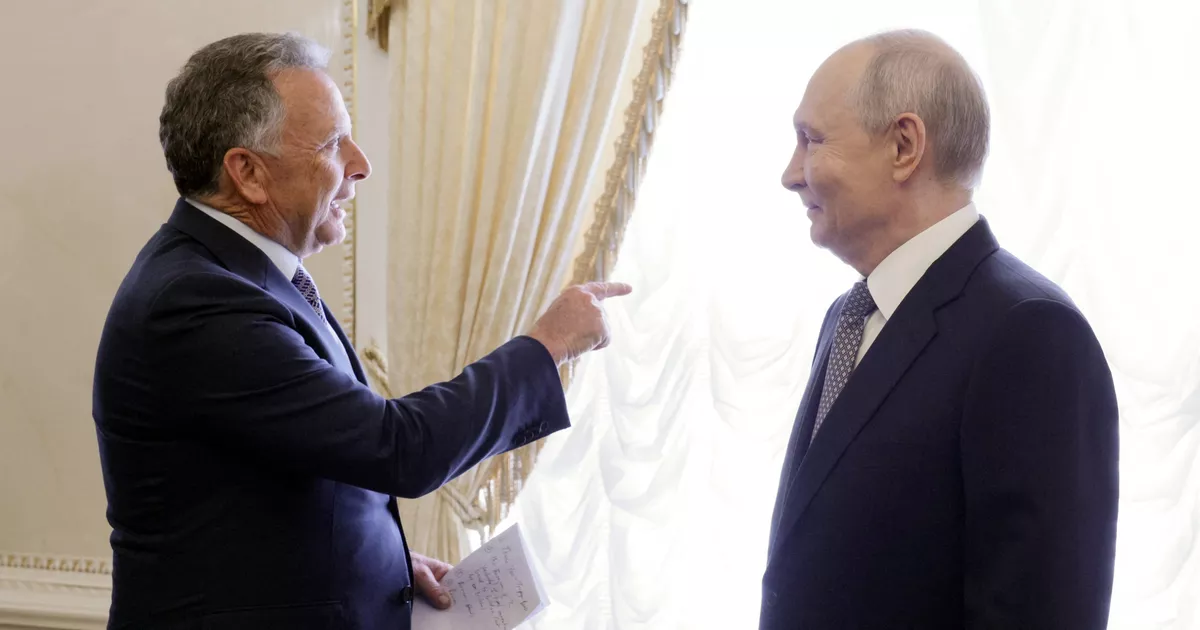 “Usted también es un humanitario”: el vergonzoso elogio del enviado estadounidense Steve Witkoff a Vladimir Putin